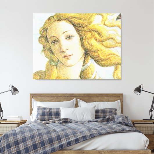 Gezicht van Venus Canvas Afdruk (Insitu (Slaapkamer))