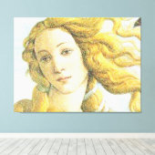 Gezicht van Venus Canvas Afdruk (Insitu (Houten vloer))