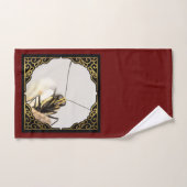 Gezicht van Vlinder- CloseUp Monarch Bad Handdoek (Handdoek)