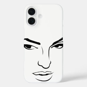 Gezicht van vrouw iPhone 16 hoesje