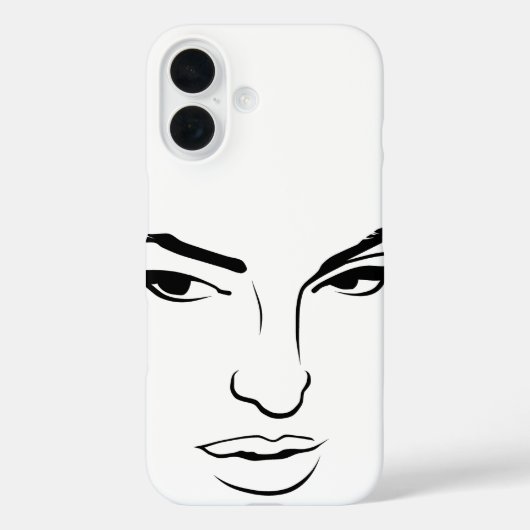 Gezicht van vrouw Case-Mate iPhone case (Achterkant)
