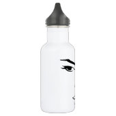 Gezicht van vrouw waterfles  (Links)