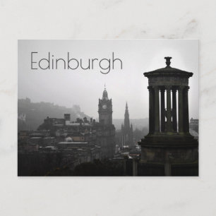 Gezicht vanaf Calton Hill, Edinburgh, Schotland Briefkaart
