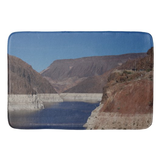Gezicht vanaf de Hooverdam 2016. Badmat (Voorkant)