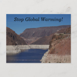 Gezicht vanaf de Hooverdam 2016. Briefkaart