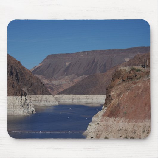 Gezicht vanaf de Hooverdam 2016. Muismat (Voorkant)