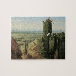 Gezicht vanaf Maricopa Mountain bij Rio Gila door  Legpuzzel