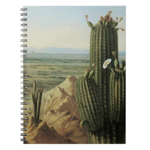 Gezicht vanaf Maricopa Mountain bij Rio Gila door  Notitieboek