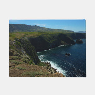 Gezicht vanaf Santa Cruz Island in Channel Islands Deurmat