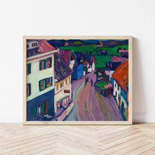 Gezicht vanuit het raam van de Griesbräu Kandin Poster