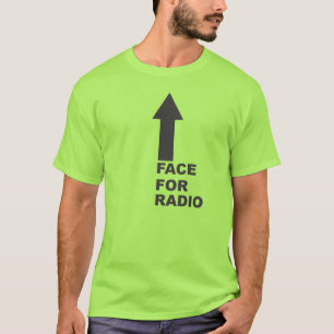 Gezicht voor radio t-shirt