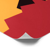 Gezichtelijk С gehiseled Flamenco Poster (Hoek)