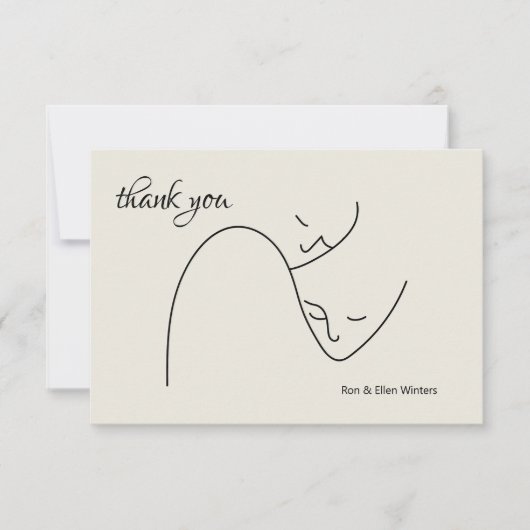 Gezichten Bedankkaart (Voorkant)