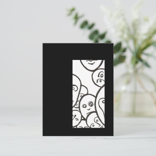 Gezichten Briefkaart (Staand voorkant)