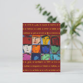 Gezichten Briefkaart (Staand voorkant)