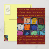 Gezichten Briefkaart (Voorkant / Achterkant)