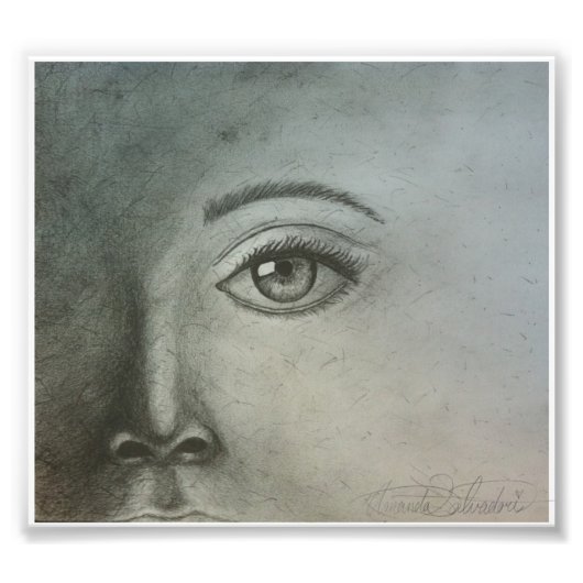 Gezichten en schaduwen - Amanda Salvadori Foto Afdruk (Voorkant)