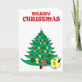 "Gezichten Fudsy" - kaart-Kerstmis van Kerstmis Feestdagen Kaart