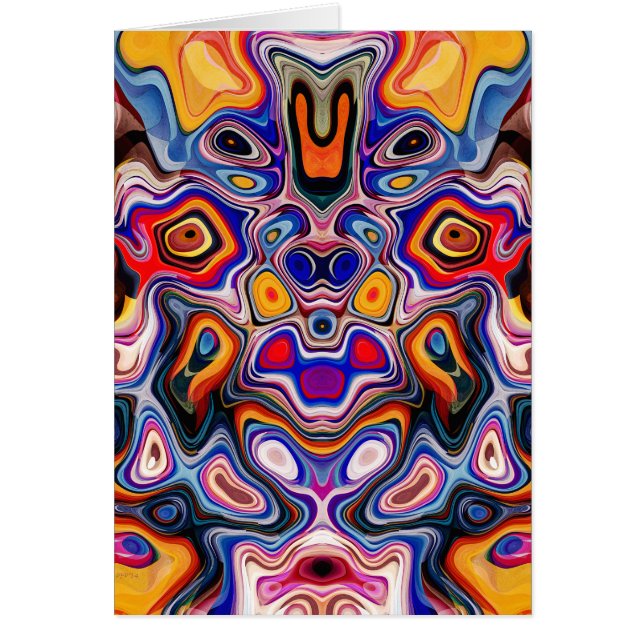 Gezichten in Abstracte vormen 3 (Voorkant)