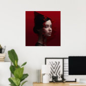 Gezichten in de Mode Poster (Thuiskantoor)