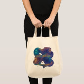 Gezichten in Flux Canvas tas – Artistic Identity F (Voorkant (product))