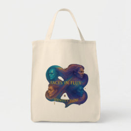 Gezichten in Flux Canvas tas – Artistic Identity F