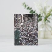 Gezichten in het Schotse Briefkaart Crowd Glasgow (Staand voorkant)