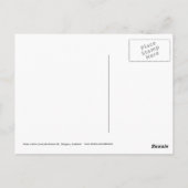 Gezichten in het Schotse Briefkaart Crowd Glasgow (Achterkant)