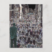 Gezichten in het Schotse Briefkaart Crowd Glasgow (Voorkant)