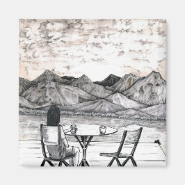 Gezichten in Landschap Magneet