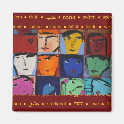 Gezichten Magneet (Voorkant)