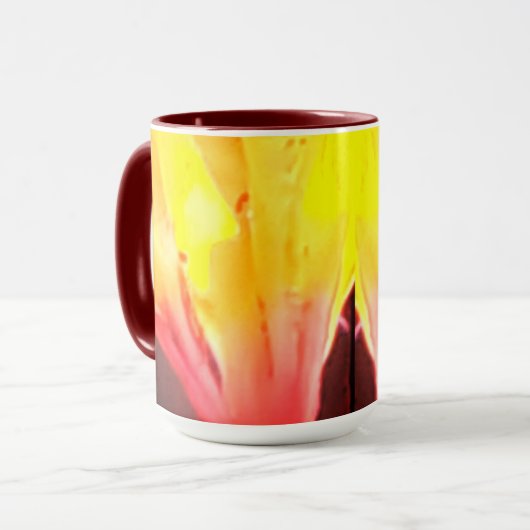 Gezichten op een Combo-Mok Mok (Voorkant links)