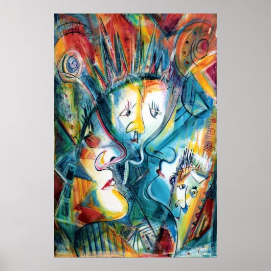 Gezichten Poster (Voorkant)