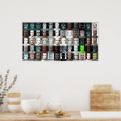 Gezichten Poster (Keuken)