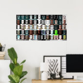 Gezichten Poster (Thuiskantoor)