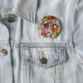 Gezichten Ronde Button 5,7 Cm (In situ)