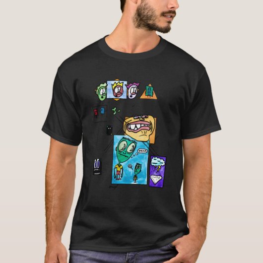 Gezichten T-shirt (Voorkant)