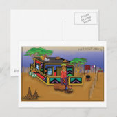 Gezichten van Afrika Briefkaart (Voorkant / Achterkant)