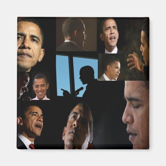 Gezichten van Barack Magneet (Voorkant)
