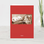  gezichten van de Afrikaanse Waterverf Zwart-wit Kaart (Achterkant)