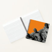  gezichten van de Afrikaanse Waterverf Zwart-wit Notitieboek (Binnen)