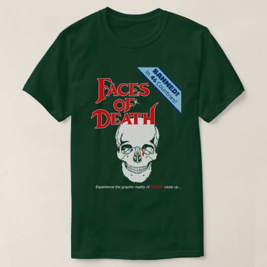 Gezichten van de dood t-shirt (Design voorkant)