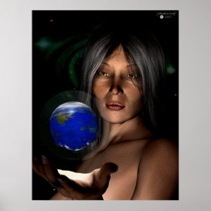 Gezichten van de godin - De troon Poster