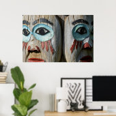 Gezichten van een kalkstok, Alaska Poster (Thuiskantoor)