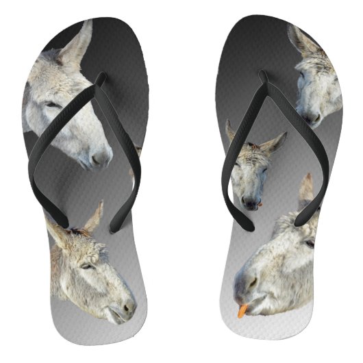 Gezichten Van Een Witte Ezel, Teenslippers (Voetbed)