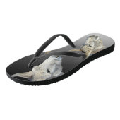 Gezichten Van Een Witte Ezel, Teenslippers (Schuin)
