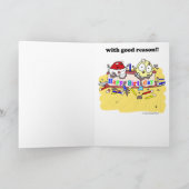 Gezichten van Fudsy, "hielden", Wenskaart op Kaart (Binnen)