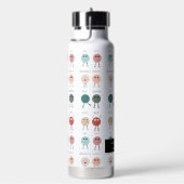 Gezichten van Gevoelens en Emoties Grafiek Schoolb Waterfles (Rechts)