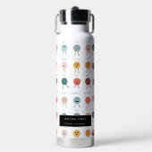 Gezichten van Gevoelens en Emoties Grafiek Schoolb Waterfles (Voorkant)