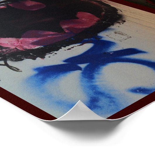 gezichten van grafitti poster (Hoek)